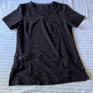 Black Women's Scrub Top